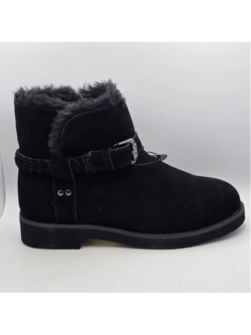 Women's Style & Co. Black Suede Ankle Boots Size 6